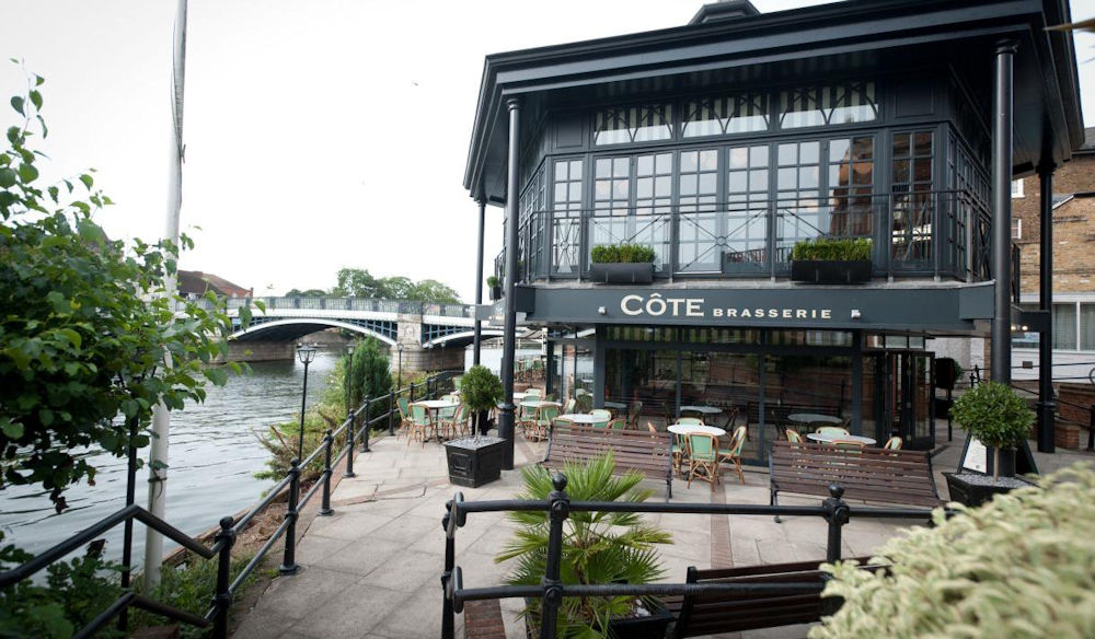 Cote Brasserie outdoor seating